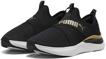 PUMA Softride Harmony防滑 低筒跑步鞋 女款 黑色 Lookbook PUMA Softride Harmony防滑 低筒跑步鞋 女款 黑色