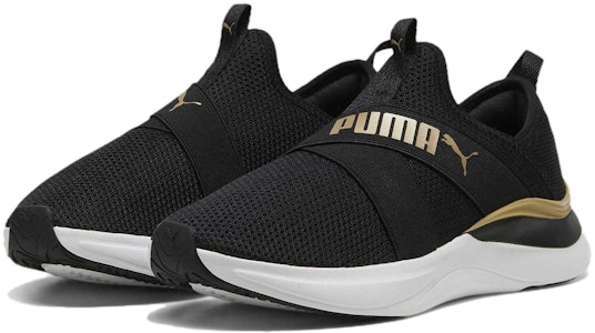 PUMA Softride Harmony防滑 低筒跑步鞋 女款 黑色 Lookbook PUMA Softride Harmony防滑 低筒跑步鞋 女款 黑色