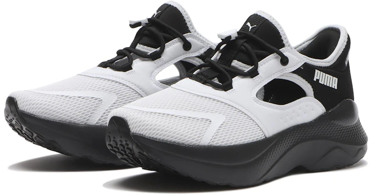(W) Puma SOFTRIDE Maeve Mule Slip-On Putih/Hitam 313770-03 Lookbook (W) Puma SOFTRIDE Maeve Mule Slip-On Putih/Hitam 313770-03