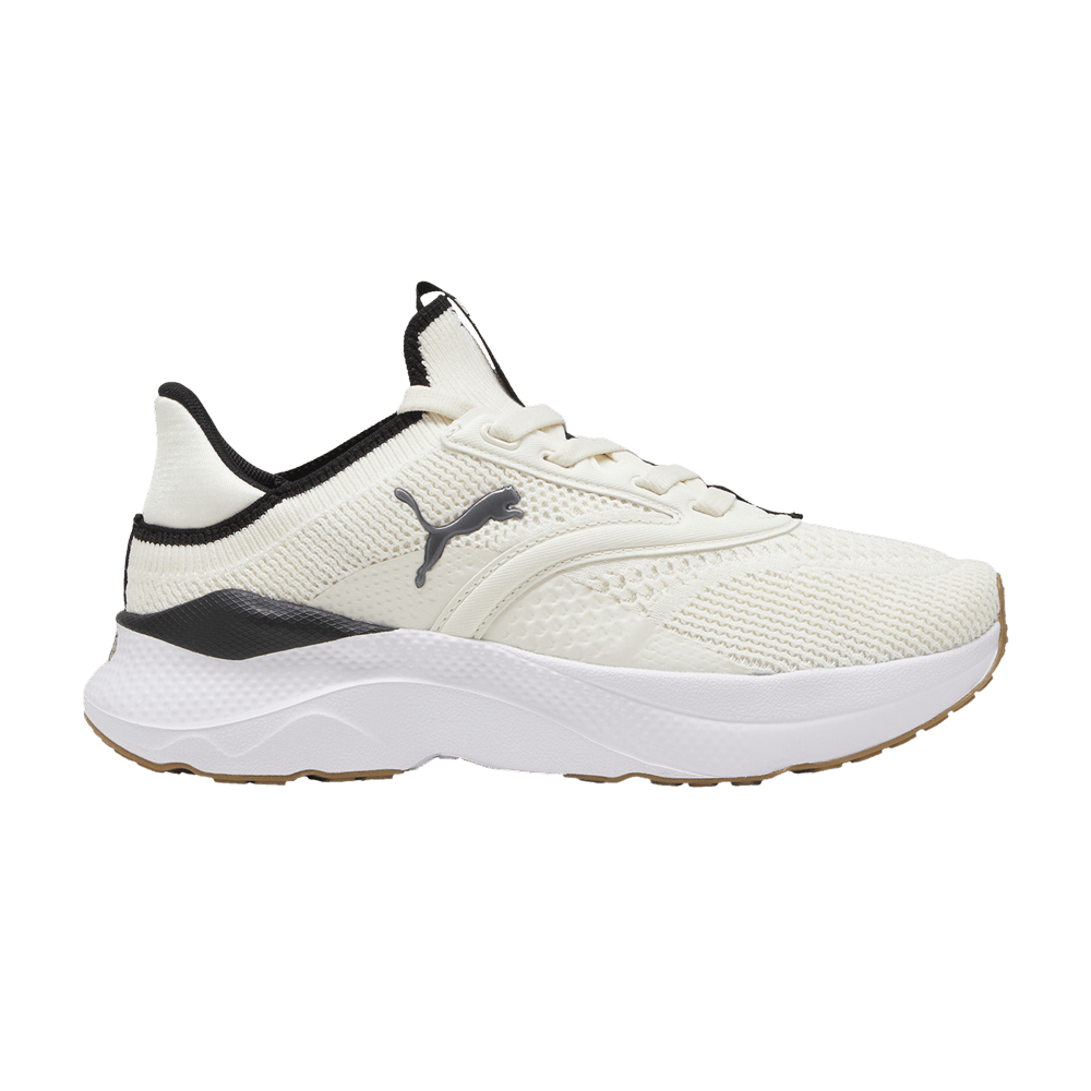 (W) Puma Softride Mayve 'Warm White Black'