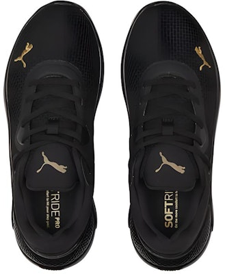 (Women) Puma Softride Pro 'Metallic - Black Team Gold' 377058-01 Shop (Women) Puma Softride Pro 'Metallic - Black Team Gold' 377058-01