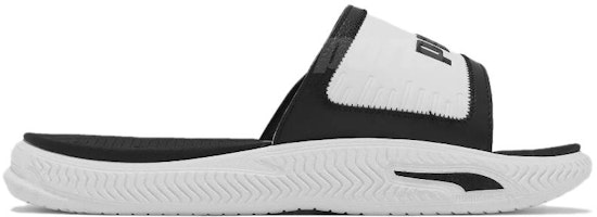 PUMA Softride Pro V 舒適耐磨 一字拖鞋 女款 黑白 Order PUMA Softride Pro V 舒適耐磨 一字拖鞋 女款 黑白