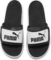 PUMA Softride Pro V 舒適耐磨 一字拖鞋 女款 黑白 Lookbook PUMA Softride Pro V 舒適耐磨 一字拖鞋 女款 黑白