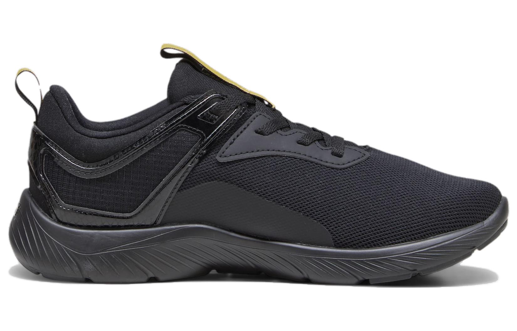 Order (W) Puma Softride Remi Molten Metal 'Hitam Emas Puma' 378848-01