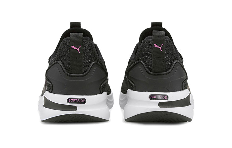 (W) Puma Softride Rift Knit 'Black White Pink' 圖 5