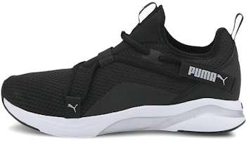 (Women) Puma Softride Rift Slip-On 'Black Metallic Silver' 194772-01 (Women) Puma Softride Rift Slip-On 'Black Metallic Silver' 194772-01