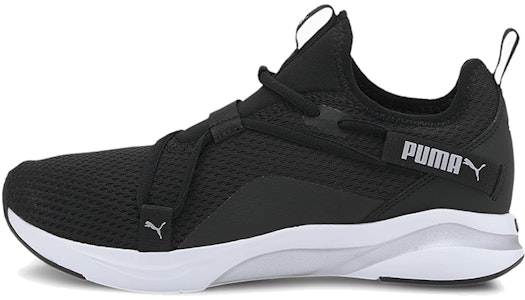 (W) プーマ ソフトライド リフト スリップオン (黒/メタリックシルバー) 194772-01 Buy (W) プーマ ソフトライド リフト スリップオン (黒/メタリックシルバー) 194772-01