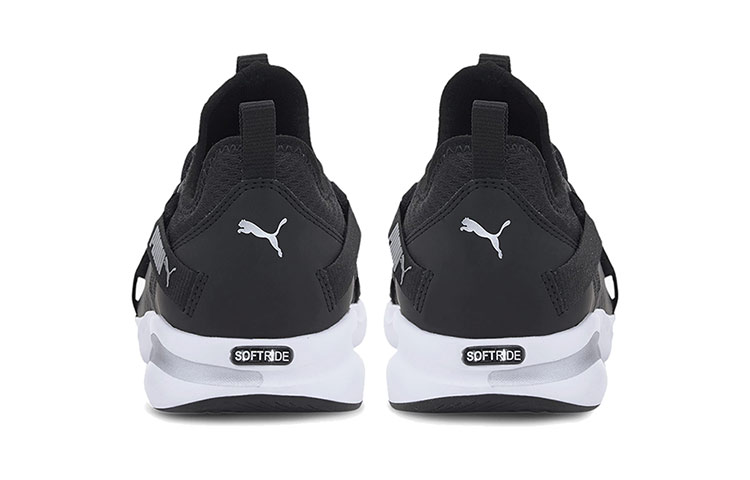Shop (W) Puma Softride Rift Slip-On ''Schwarz Metallic Silber'' 194772-01