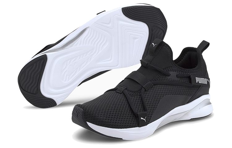 Purchase (W) Puma Softride Rift Slip-On ''Schwarz Metallic Silber'' 194772-01
