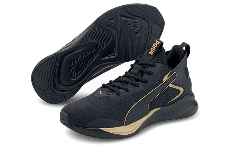 Lookbook (W) Puma Softride Rift Tech 'Hitam Emas' 193748-03