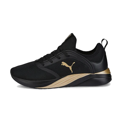 (W) Puma Softride Ruby 'Black Team Gold'