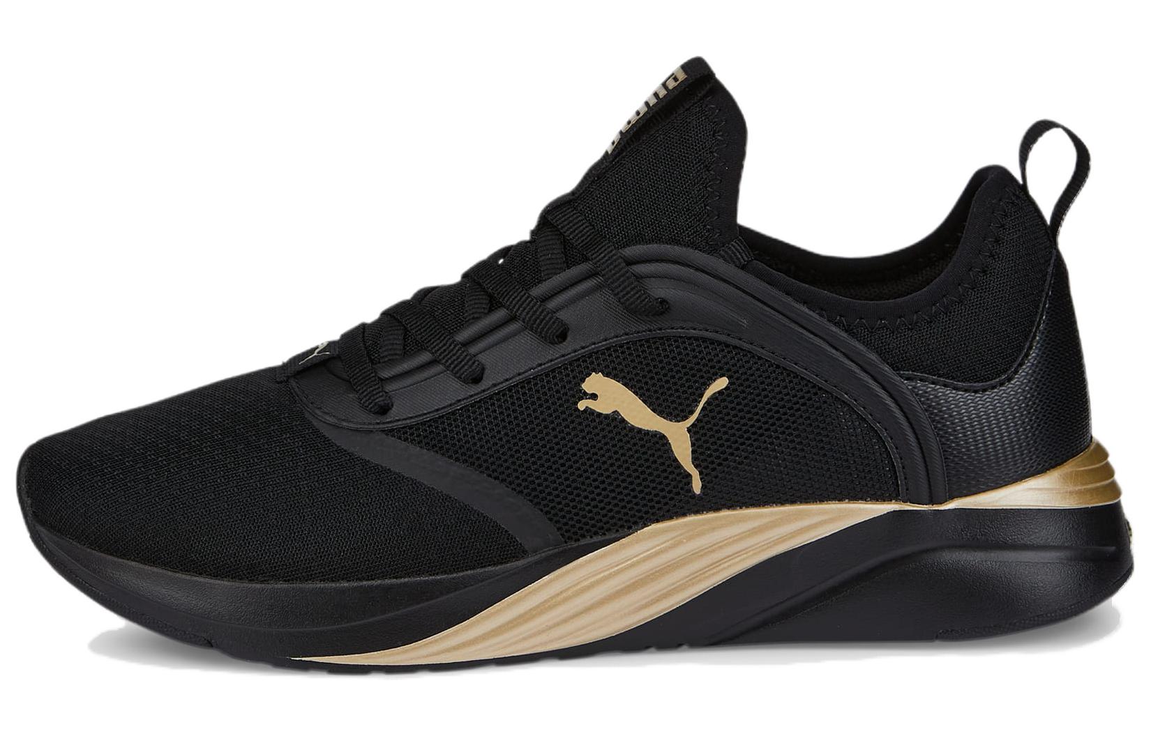 Buy (Women) Puma Softride Ruby 'Black Team Gold'  377050-06