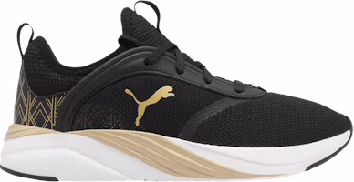 (Women) Puma Softride Ruby 'Deco Glam - Black Team Gold' 377052-01 (Women) Puma Softride Ruby 'Deco Glam - Black Team Gold' 377052-01