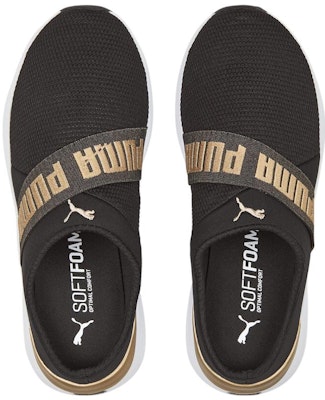 (Women) Puma Softride Ruby Mule 'Black Gold' 377064-06 Shop (Women) Puma Softride Ruby Mule 'Black Gold' 377064-06