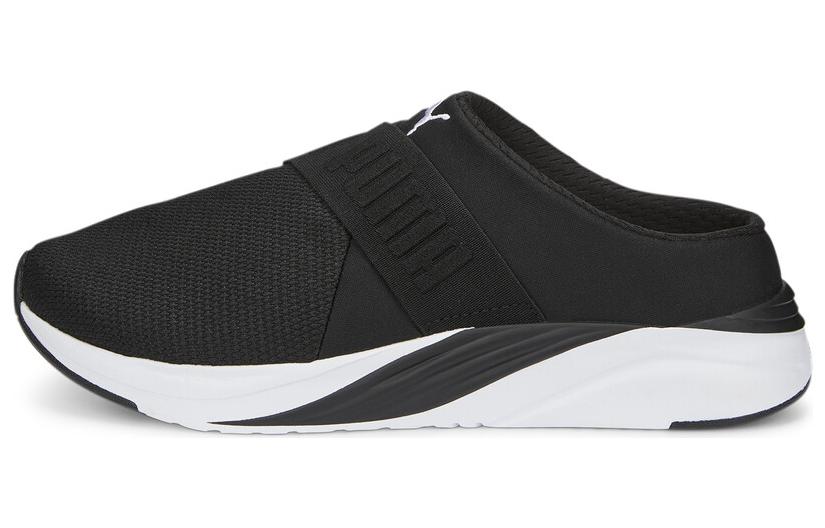(Women) Puma Softride Ruby Mule 'Black White'  377064-01