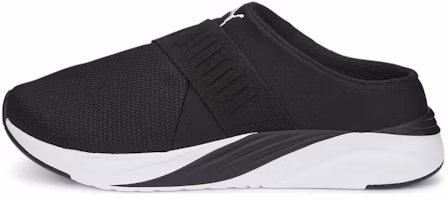(Women) Puma Softride Ruby Mule 'Black White' 377064-01 (Women) Puma Softride Ruby Mule 'Black White' 377064-01