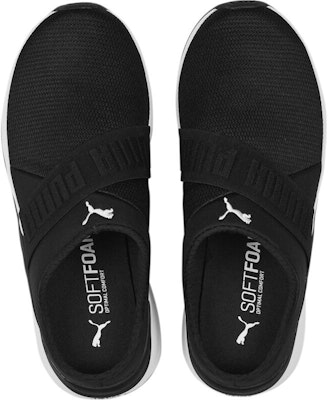 (Women) Puma Softride Ruby Mule 'Black White' 377064-01 Order (Women) Puma Softride Ruby Mule 'Black White' 377064-01