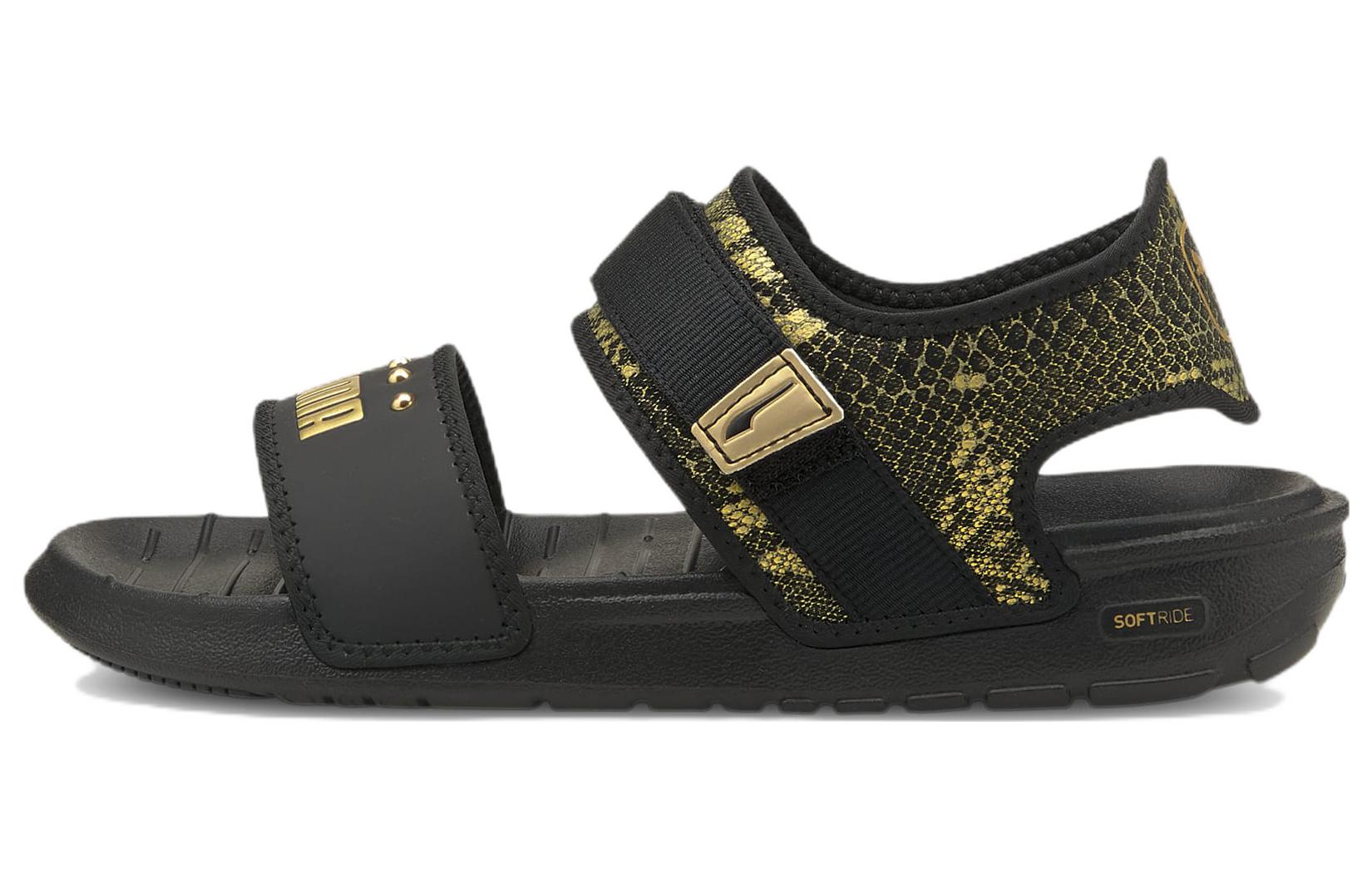 (Women) Puma Softride Sandal 'Snake Black' 382084-01