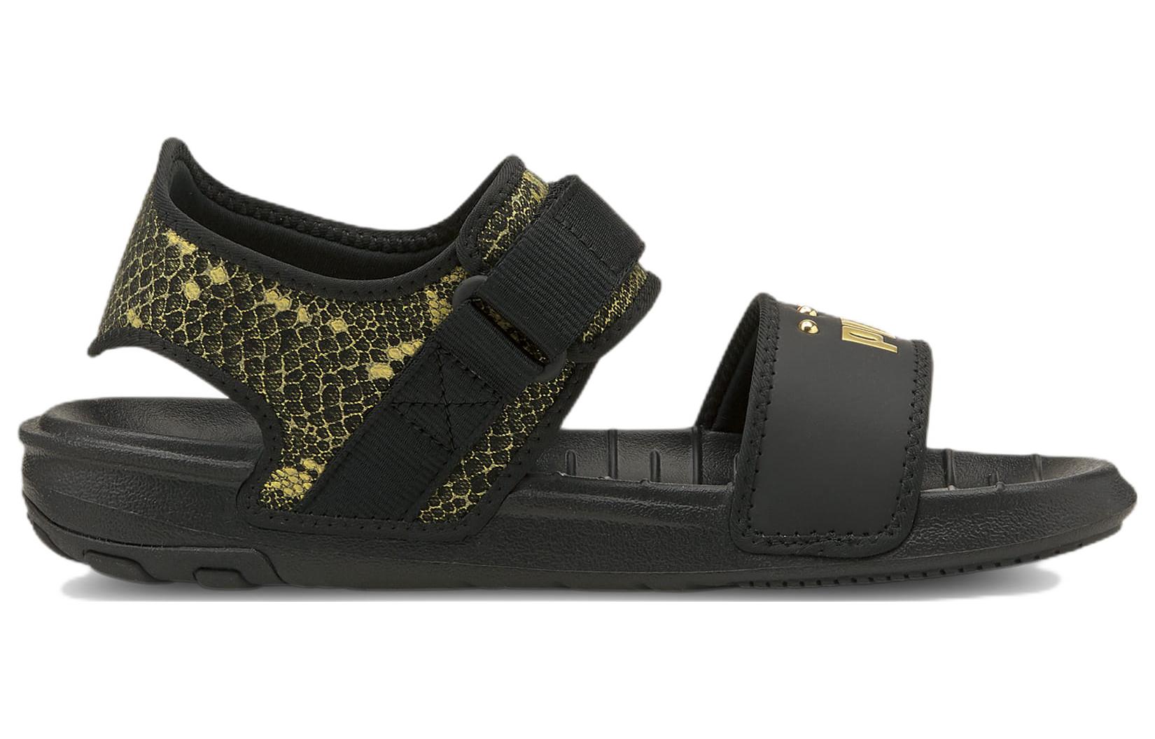 Order (W) 푸마 소프트라이드 샌들 '스네이크 블랙' (Puma Softride Sandal 'Snake Black') 382084-01