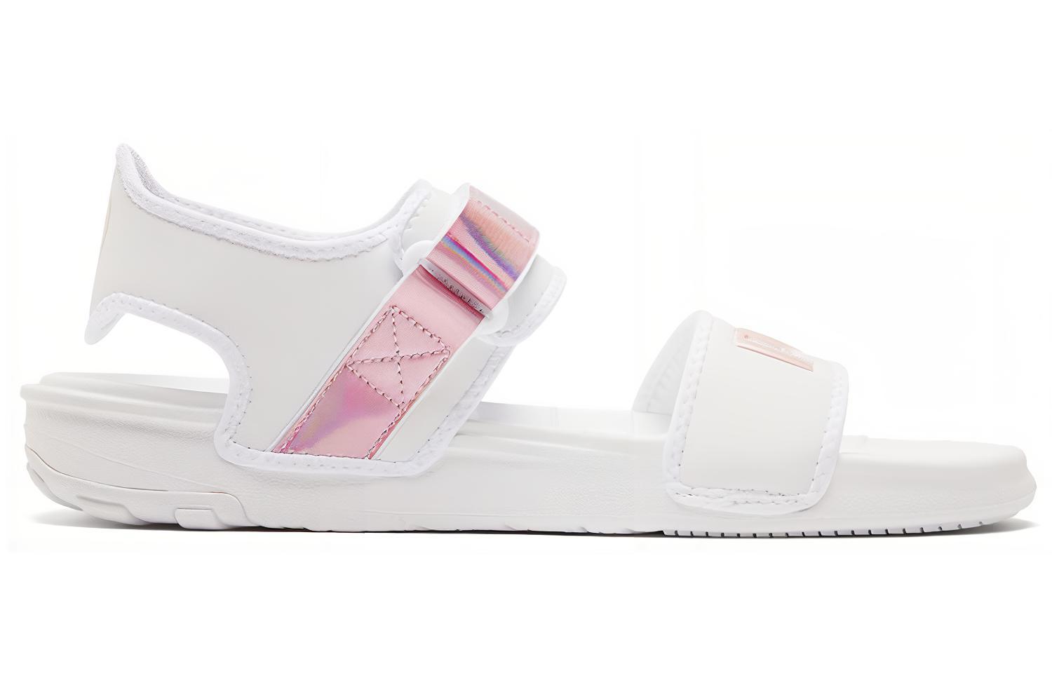Order (W) Puma Softride Sandal IRI Wit/Paars Sandalen 382450-02