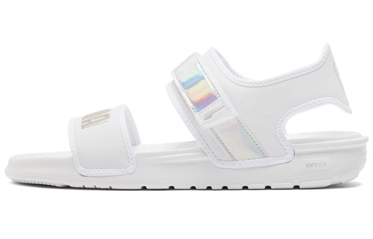 (Women) Puma Softride Sandal IRI Sandal White/Silver 382450-01