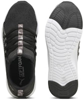 (W) プーマ ソフトライド ソフィア2 マーブル柄 (黒/白) 378712-01 Shop (W) プーマ ソフトライド ソフィア2 マーブル柄 (黒/白) 378712-01