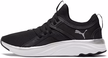 (Women) Puma Softride Sophia Animal Low Top Running Shoes Black/White 195093-01 (Women) Puma Softride Sophia Animal Low Top Running Shoes Black/White 195093-01