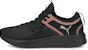 (W) Puma Softride Sophia Q4 Shine 'Hitam Emas Mawar' 195224-01