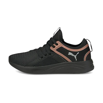 (W) Puma Softride Sophia Q4 Shine 'Black Rose Gold'