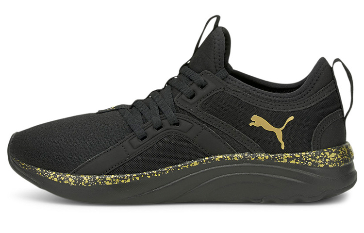 (Women) Puma Softride Sophia Shimmer 'Black Gold' 195223-01