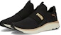 (W) Puma Softride Sophia Slip-on 'Hitam Emas' 195161-14