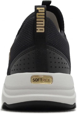 (Women) Puma Softride Sophia Slip-On 'Black Team Gold' 195161-05 Shop (Women) Puma Softride Sophia Slip-On 'Black Team Gold' 195161-05
