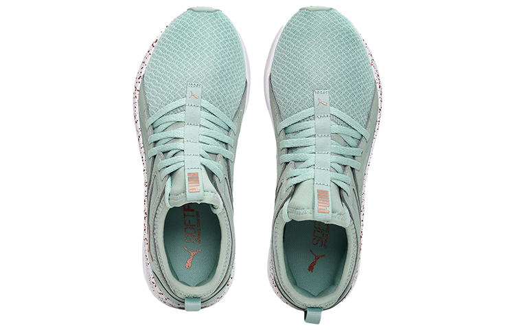 Lookbook (W) プーマ ソフトライド ソフィア スペックル "フロストグリーン" 376025-01