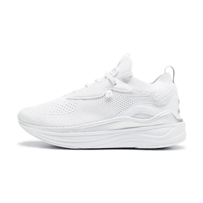 (W) Puma Softride Sophia Stacked 'White Feather Grey'