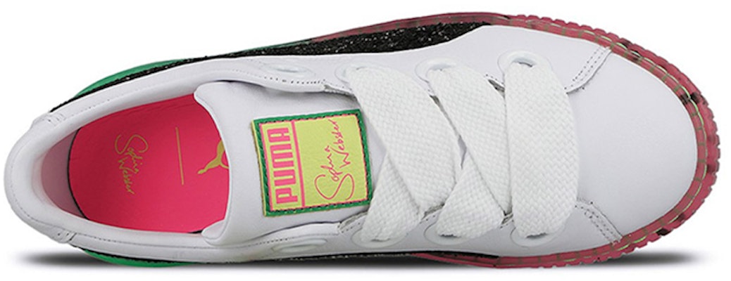 Sophia Webster x PUMA 厚底Trace Candy Princess 防滑減震 低筒 板鞋 女款 黑白 Lookbook Sophia Webster x PUMA 厚底Trace Candy Princess 防滑減震 低筒 板鞋 女款 黑白