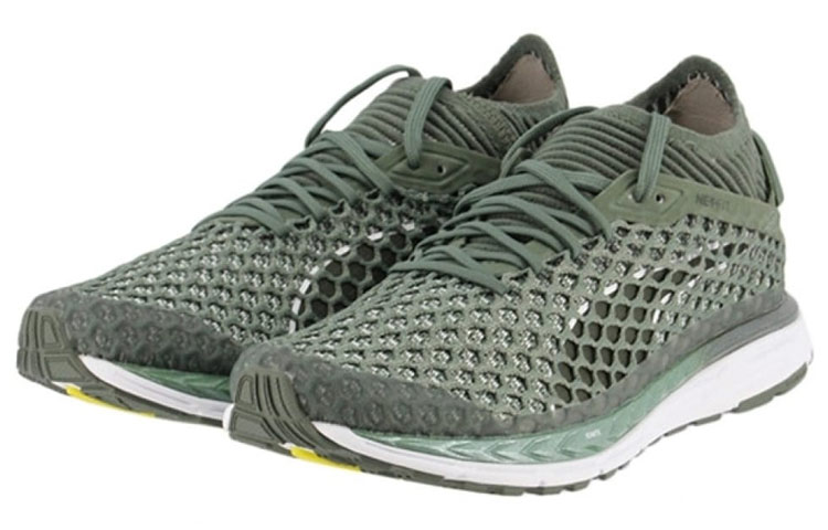 Lookbook 彪馬 Speed Ignite Netfit 2 減震防滑運動跑步鞋 女款 軍綠