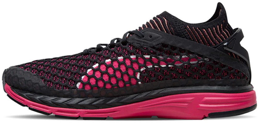 (W) Puma Speed Ignite Netfit Chaussures de Course Noir/Rouge 189938-03 Buy (W) Puma Speed Ignite Netfit Chaussures de Course Noir/Rouge 189938-03