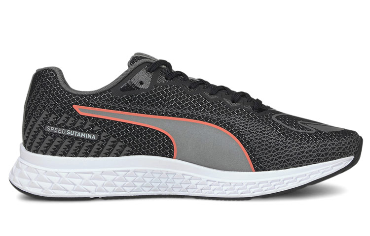 Order (W) Puma Speed Sutamina 2 Lage Sneakers Grijs/Zwart/Rood 193673-04