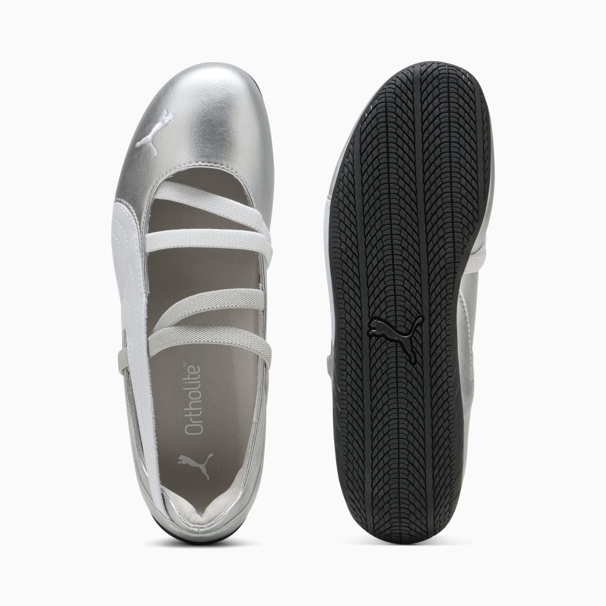 Sizing 女子 Speedcat Ballet 金属色运动鞋 401581-01