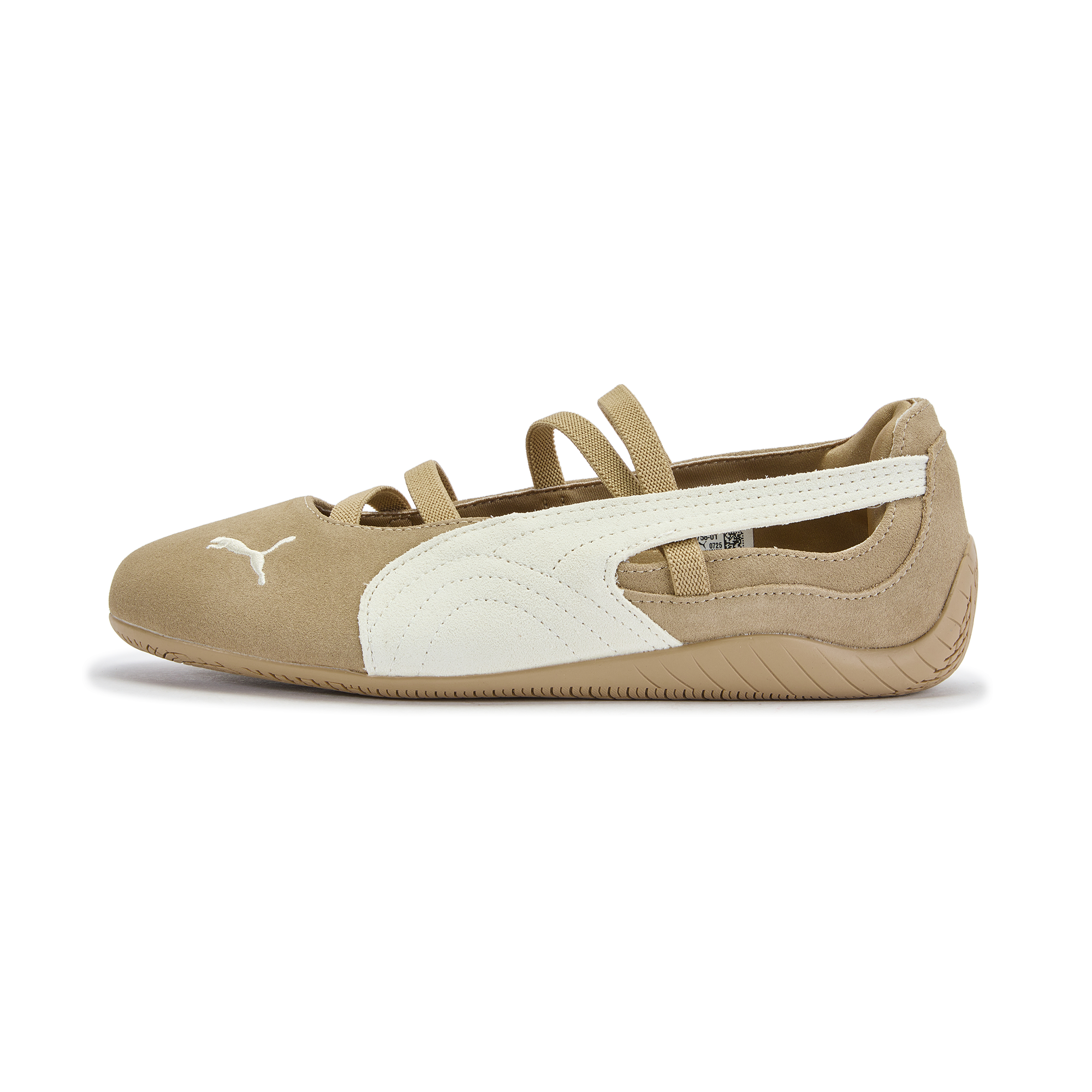 (Women) PUMA Speedcat Ballet Flat Mary Jane Casual Sneakers Light Brown Style 406758-01