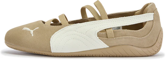 (Women) PUMA Speedcat Ballet Flat Mary Jane Casual Sneakers Light Brown Style 406758-01 (Women) PUMA Speedcat Ballet Flat Mary Jane Casual Sneakers Light Brown Style 406758-01