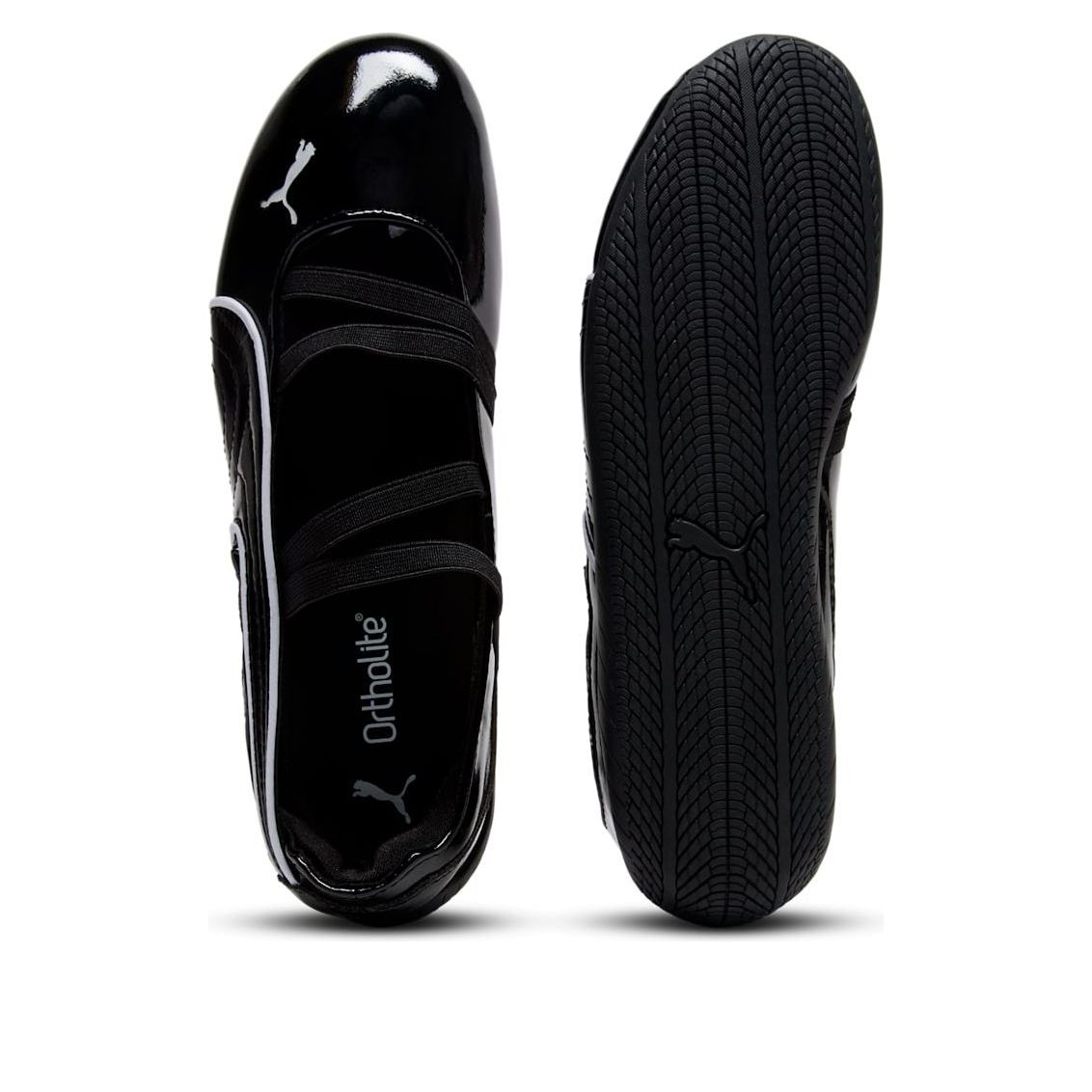 Lookbook (W) PUMA Speedcat Ballet 亮面輕便舒適休閒低筒鞋 黑色 404263-01