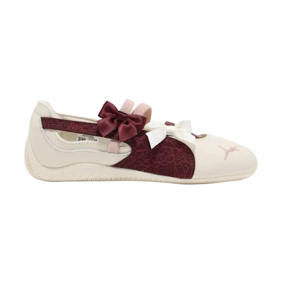 (W) Puma Speedcat Ballet Lace Frosted Ivory-Ruby Shimmer