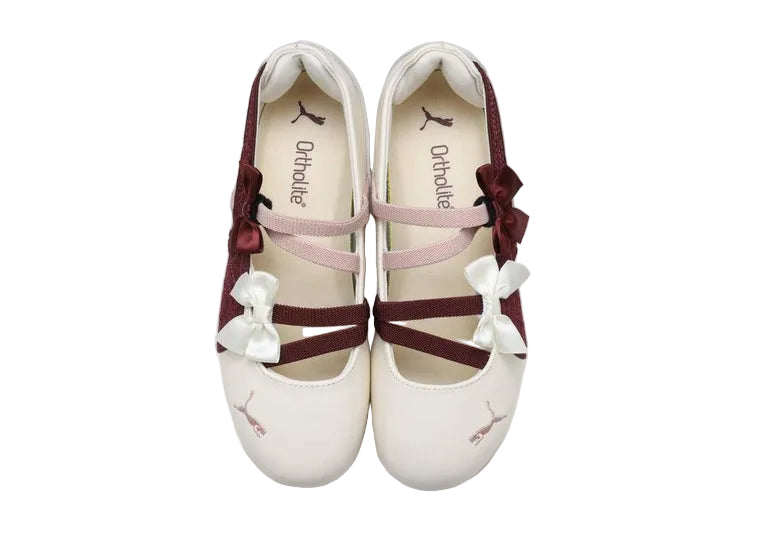 Lookbook (W) Puma Speedcat Ballet Lace Marfil Escarchado-Rojo Brillante 408719-01