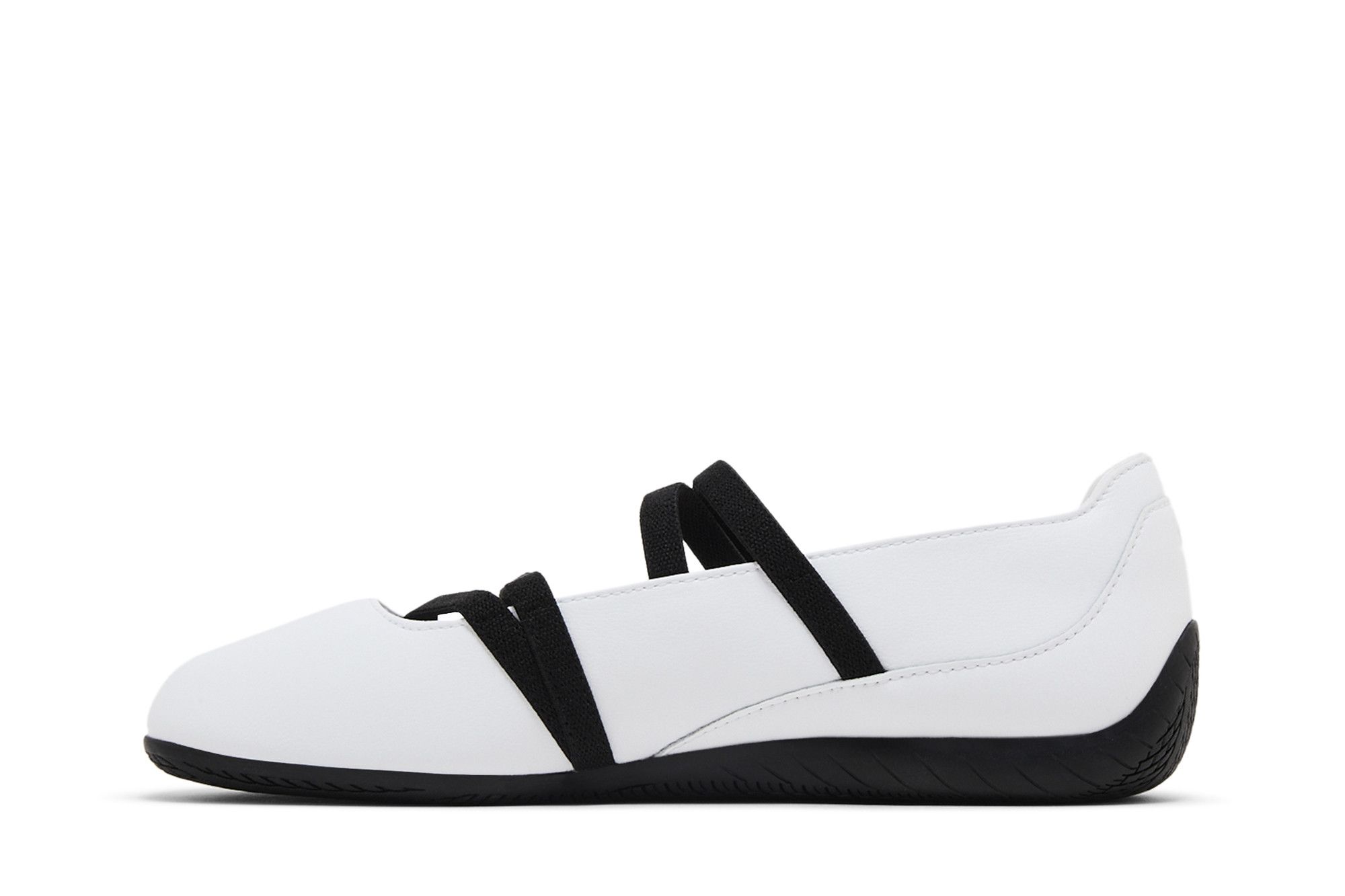 Shop (W) Puma Speedcat 芭蕾皮革「白黑」鞋款 403587-01