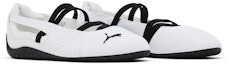 Cheap (W) Puma Speedcat Ballet Kulit 'Putih Hitam' 403587-01