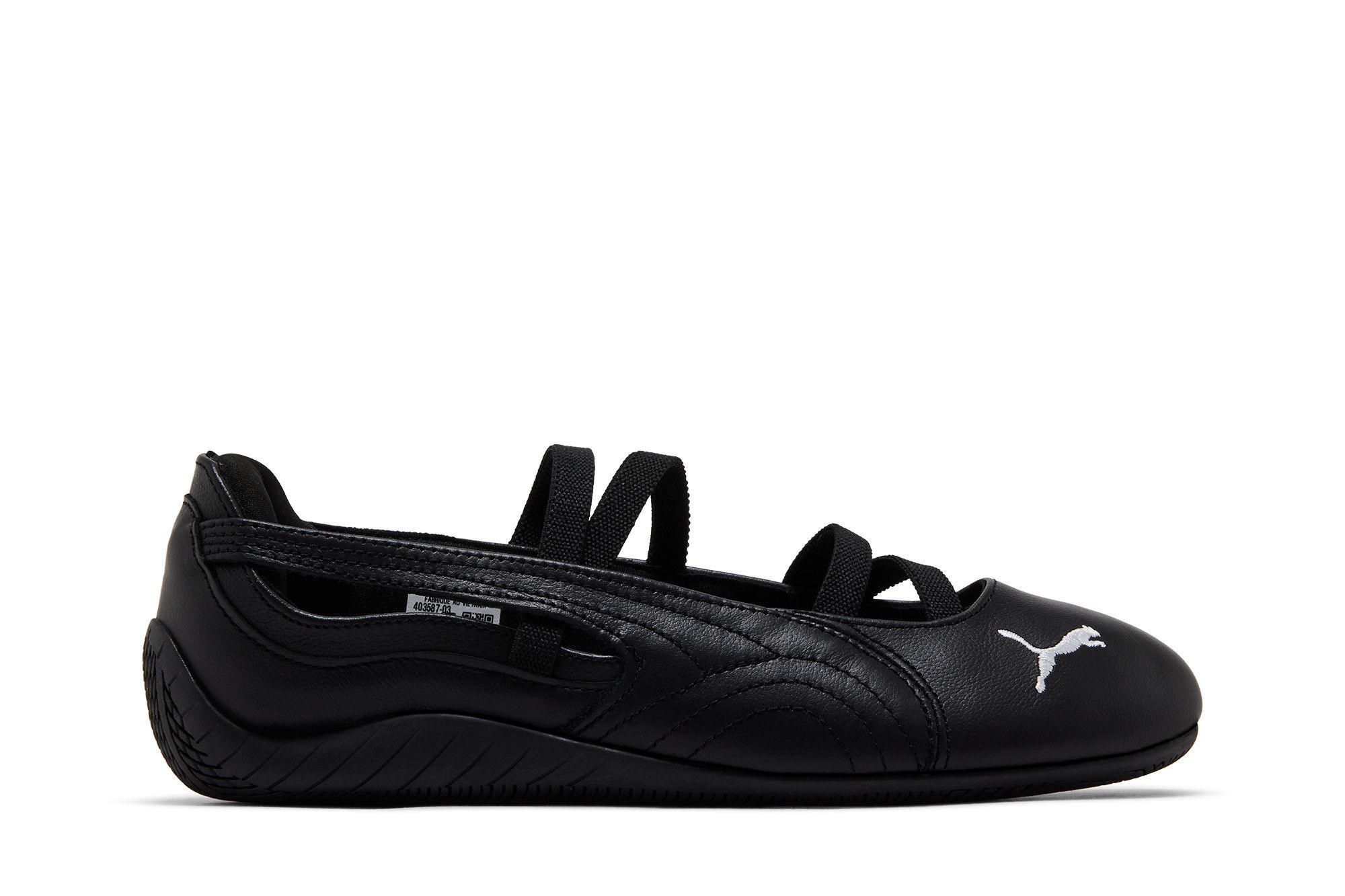 (Women) PUMA Speedcat Ballet Mary Jane Black Casual Low-Top Fashion Shoes. 403587-03