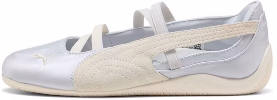 (Women) Puma Speedcat Ballet Satin 'Silver Mist Warm White' 404383-03 (Women) Puma Speedcat Ballet Satin 'Silver Mist Warm White' 404383-03