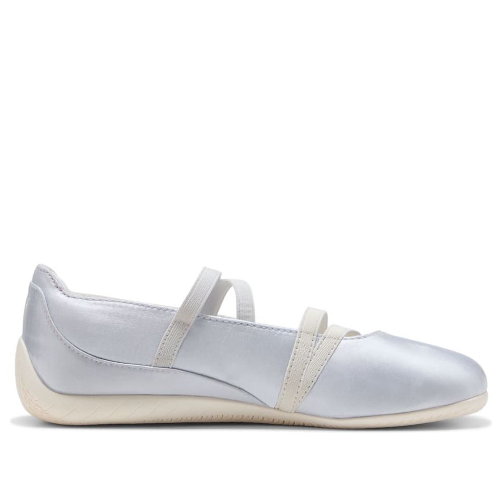 Shop (W) Puma Speedcat Ballet Satin ''Silver Mist Warm White'' Wanita. 404383-03
