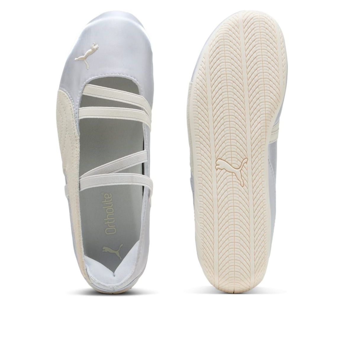 Details for (W) Puma Speedcat Ballet Satin ''Silver Mist Warm White'' Wanita. 404383-03